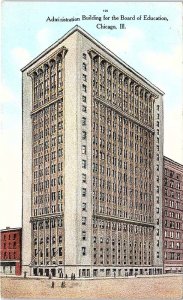 Postcard BUILDING SCENE Chicago Illinois IL AI6365