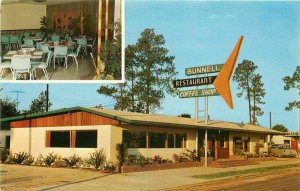 Automobile roadside Restaurant Coffee Shop Burnell Florida 1950s Postcard 6251