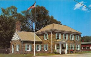 Hyde Park New York~US Post Office~Info on Back~c1960s Postcard