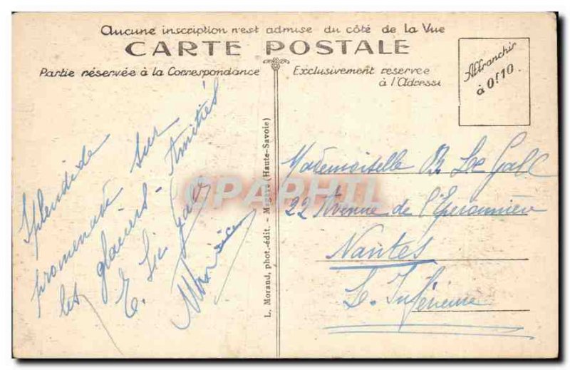 Old Postcard Glacier Bionnassay Seracs and Cracks