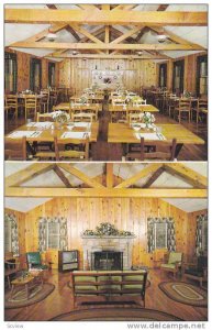 Dining Room, Lobby, The Ranche Motel and Restaurant, Blowing Rock, North Caro...