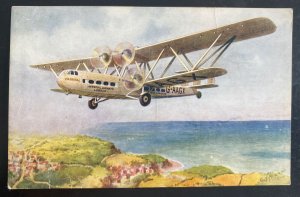 Mint England PPC Postcard Early Aviation Imperial Airways Hannibal Airplane
