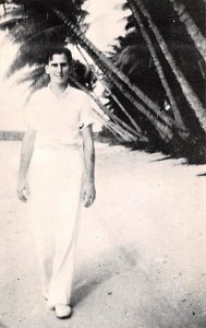 Agana Beach 1938 Guam Postcard