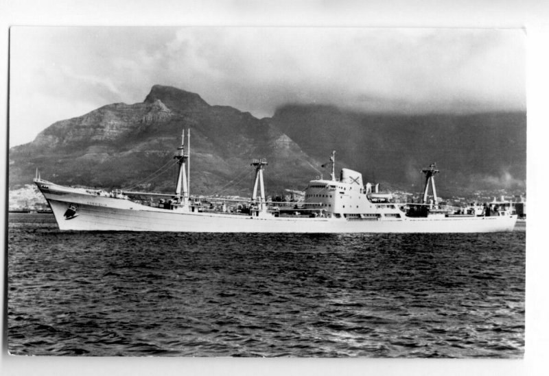 cb0830 - Swiss Cargo Ship - Corviglia , built 1958 - postcard