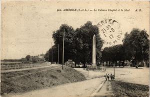 CPA AMBOISE - La Colonne Chaptal et le Mail (298705)