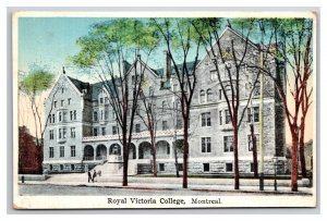 Royal Victoria College Montreal Quebec Canada UNP WB Postcard Q24