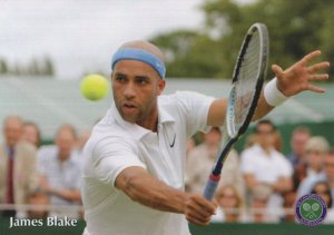 James Blake USA American Wimbledon Tennis Championship Postcard