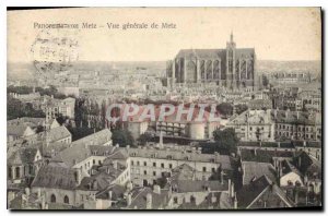 Old Postcard Metz General Metz View
