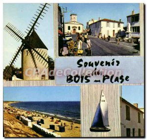 Postcard Modern I'Ile De Re Le Bois Plage Le Moulin De Morinand