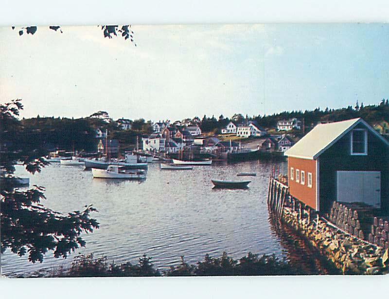 Pre-1980 BRISTOL PENINSULA New Harbor In Bristol Maine ME hp7023