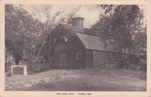 The Old Jail - York, Maine pm 1937 - Wish you were here