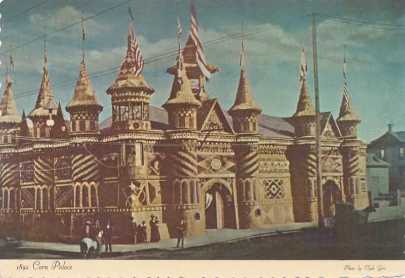 Corn Palace as it appeared in 1892 - Mitchell SD, South Dakota - Roadside