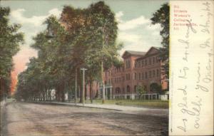Jacksonville IL Woman's College #312 c1910 Postcard