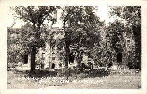 Parkville Missouri MO Park College Woodward Dormitory Real Photo Postcard