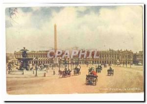 Paris (8th) Postcard Old Place Concorde