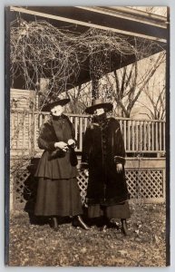 Women Hats Coats Ashton Illinois Nelson Schmidt Lauren Iowa Postcard Z28