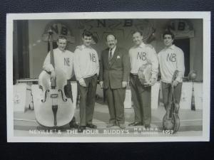 MUSIQUE Marina BONNE Yarmouth Neville Bishop & THE FOUR Buddys C1959 CARTE