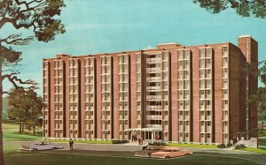 Vintage Postcard View of Alonzo C. Hall Towers Greensboro North Carolina NC