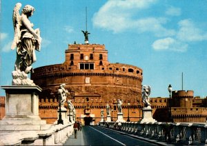 Italy Roma Rome Saint Angelo Bridge and Castle