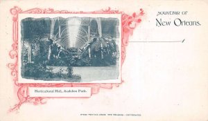 New Orleans Louisiana Audubon Park Horticultural Hall Private Mail PC AA84261