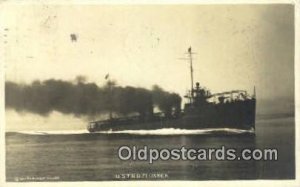USTBD Flusser Military Battleship 1917 light wear, postal used 1917?