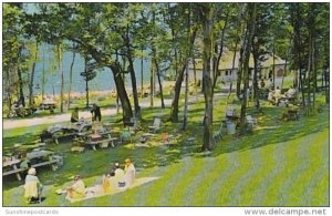 New York Chautauqua Lake Long Point Picnic Area Curteich