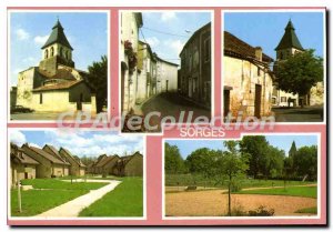 Postcard Modern Sorges The Roman Church Main Street Village Vacances