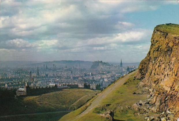 Scotland Edinburgh General View From Salisbury Crags 1965