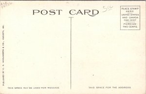 Monument Park from Augusta House, Augusta ME Vintage Postcard M76