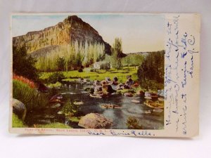 Vintage Perrin's Ranch Blue Lakes, ID O.S.L. Railway P24