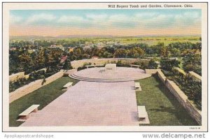 Oklahoma Claremore Will Rogers Tomb And Garden