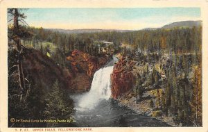 Upper Falls Yellowstone Park, USA National Parks Unused 