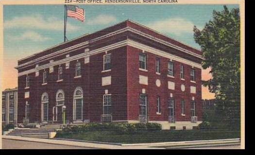 North Carolina Hendersonville Post Office