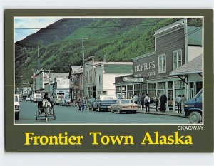 Postcard Frontier Town Alaska, Skagway, Alaska