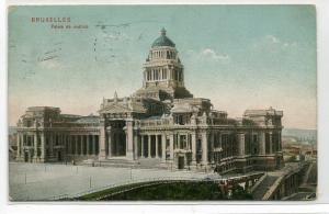 Palais de Justice Court Bruxelles Brussels Belgium 1912 postcard