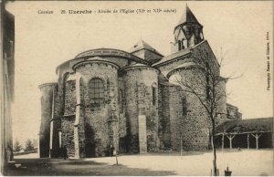 CPA UZERCHE Abside de lEglise (144613)