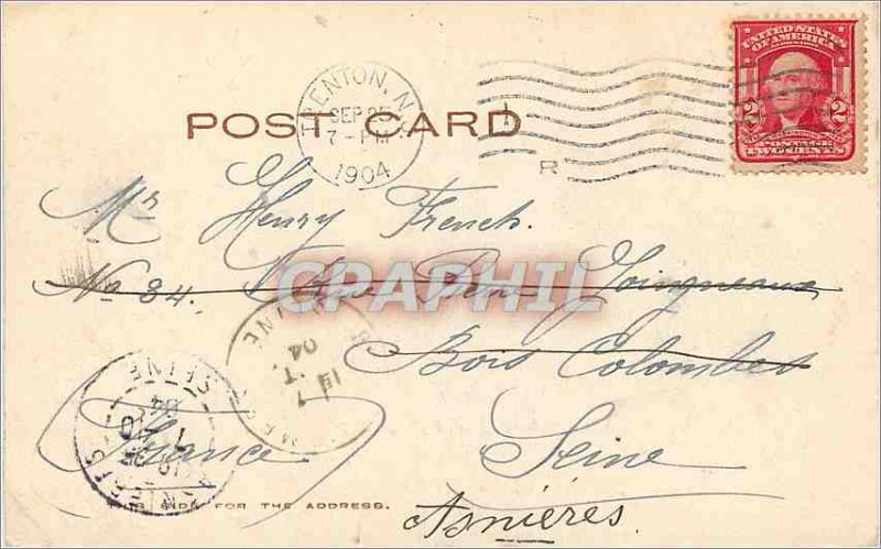 Postcard Old Williamsburg Bridge NY City