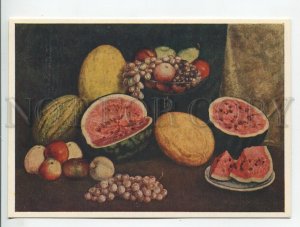 456500 USSR 1956 year painting artist Ilya Mashkov fruit watermelon melon