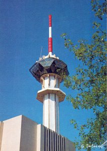 VINTAGE CONTINENTAL SIZE POSTCARD THE HARMONIUS TV AERIAL RIYADH SAUDI ARABIA