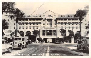 Daytona Beach Florida Sheraton Plaza Hotel Real Photo Vintage Postcard KK356