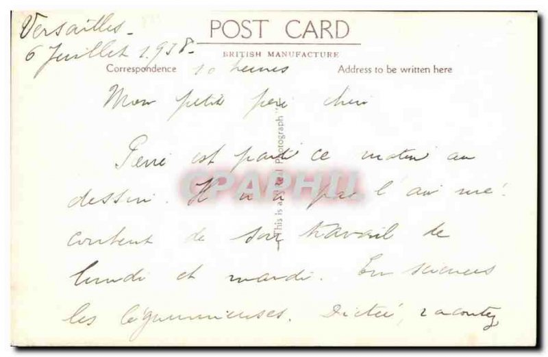 Old Postcard HM King George VI Queen Elizabeth