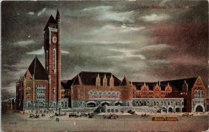 St. Louis MO Union Station c1912 Postcard G28
