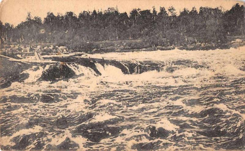 Kem Russia River Scenic View Antique Postcard J77958