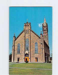 Postcard St. Josephs Catholic Church Jasper Indiana USA