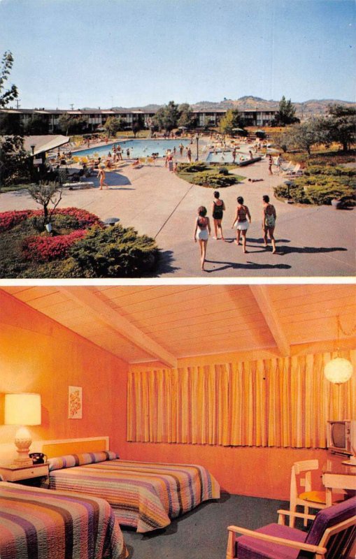 Corte Madera California Edgewater Inn Garden Motel Vintage Postcard AA40405