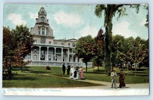 1907 Chautauqua New York Postcard Hotel Athenaeum Building Raphael Tuck & Sons