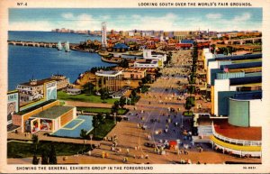 Chicago World's Fair Looking South Over The World's Fair Grounds Cu...