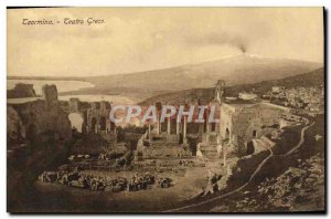 Old Postcard Taormina Teatro Greco