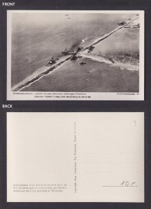 Vintage Postcard Netherlands Zuiderzee Works Afsluitdijk
