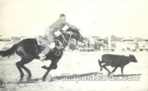 Fort Collins Colorado, Western Cowboy Unused light corner wear close to grade...